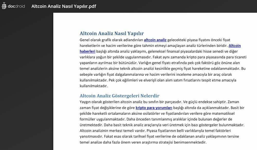 PDF Backlink Nedir?