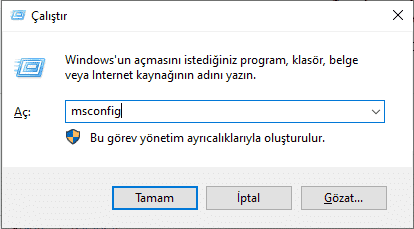 Bilgisayar Açılış Hızlandırma