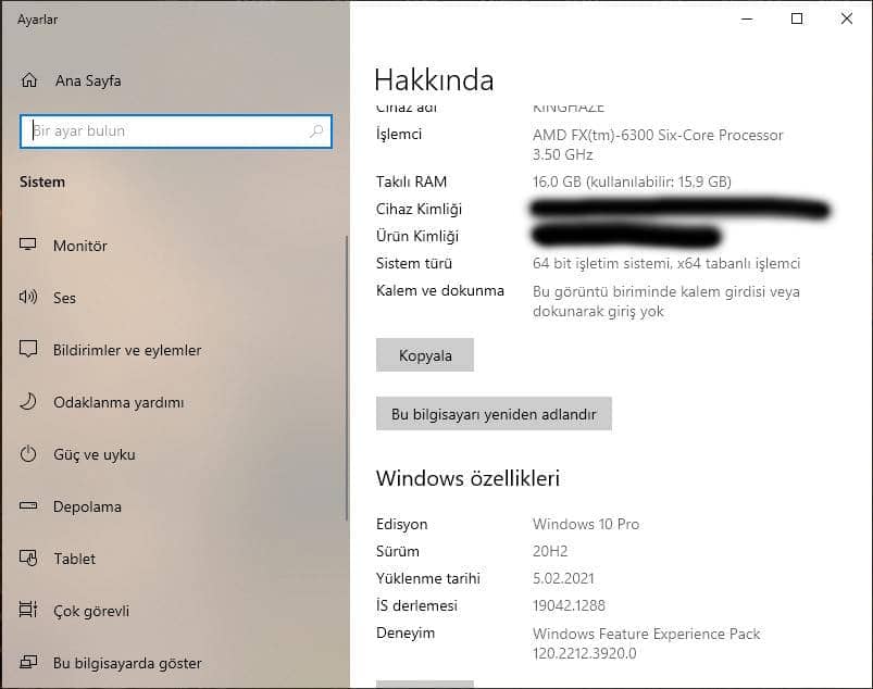 Windows 10 Sürümünü Öğrenme