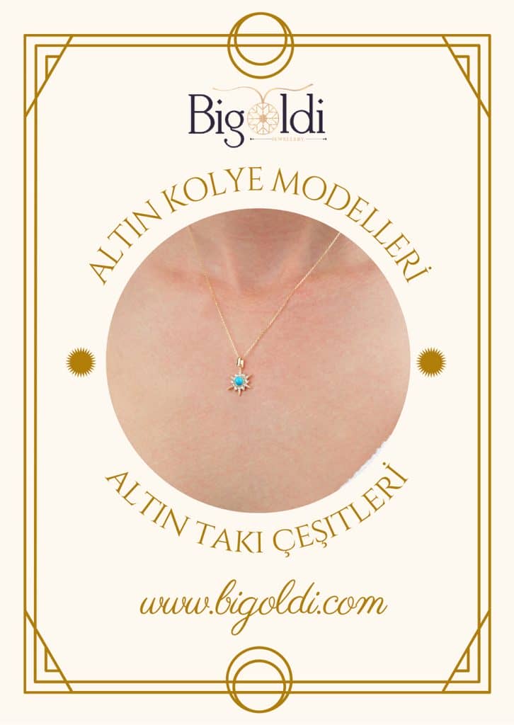 8 Ayar Altın Kolye Modelleri