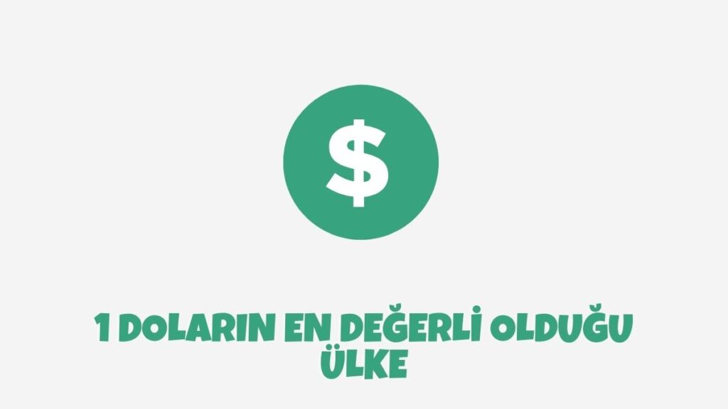 1 Doların En Değerli Olduğu Ülke - 2023