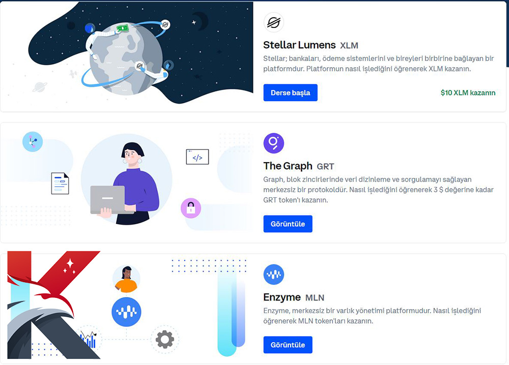 Coinbase Öğren Kazan