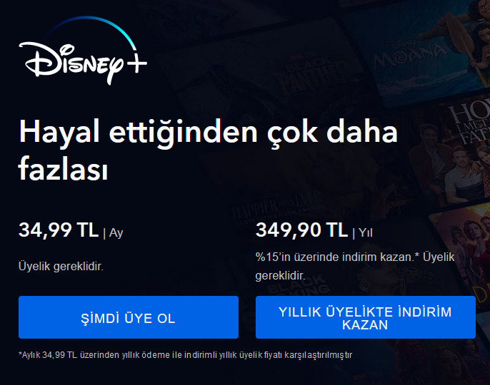 Disney Plus Üyelik