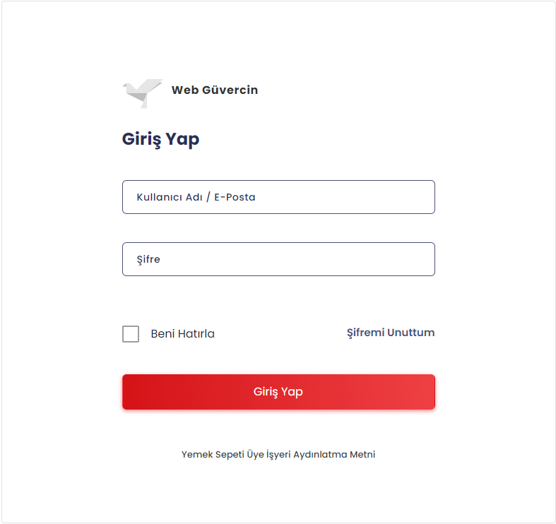Web Güvercin Giriş