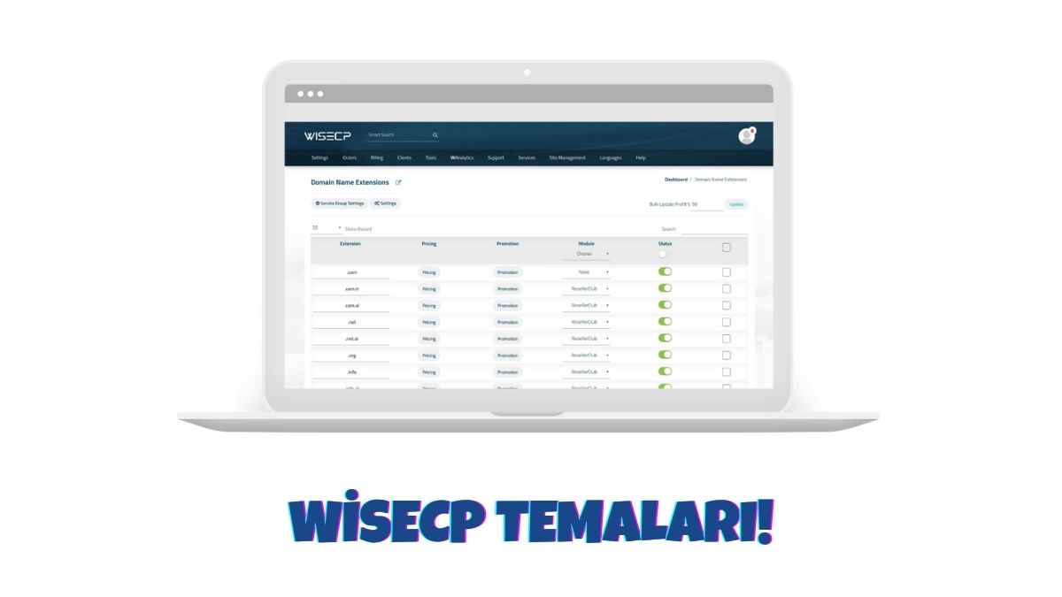 WiseCP Temaları