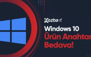 Windows 10 Ürün Anahtarı Bedava