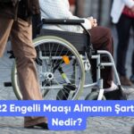 2022 Engelli Maaşı Almanın Şartları Nedir?