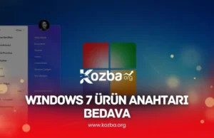 Windows 7 Ürün Anahtarı Bedava - 2025 - KOZBA