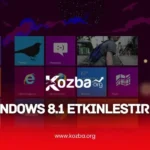 Windows 8.1 Etkinleştirme - 2025 - KOZBA