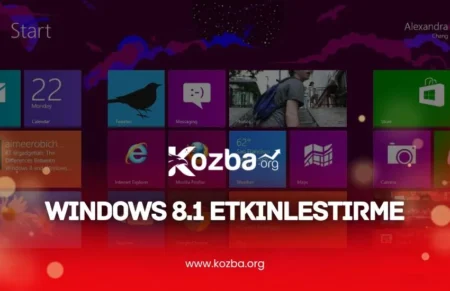 Windows 8.1 Etkinleştirme - 2025 - KOZBA
