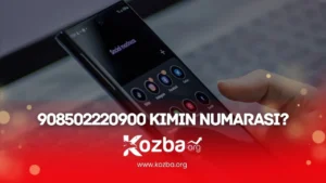 908502220900 Kimin Numarası - 2025 - KOZBA