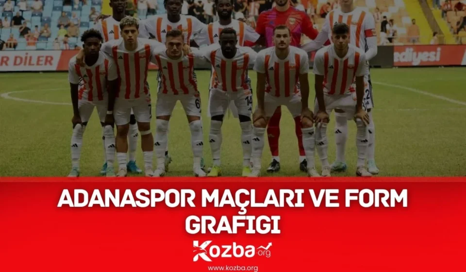 Adanaspor Maçları ve Form Grafiği - 2025 - KOZBA