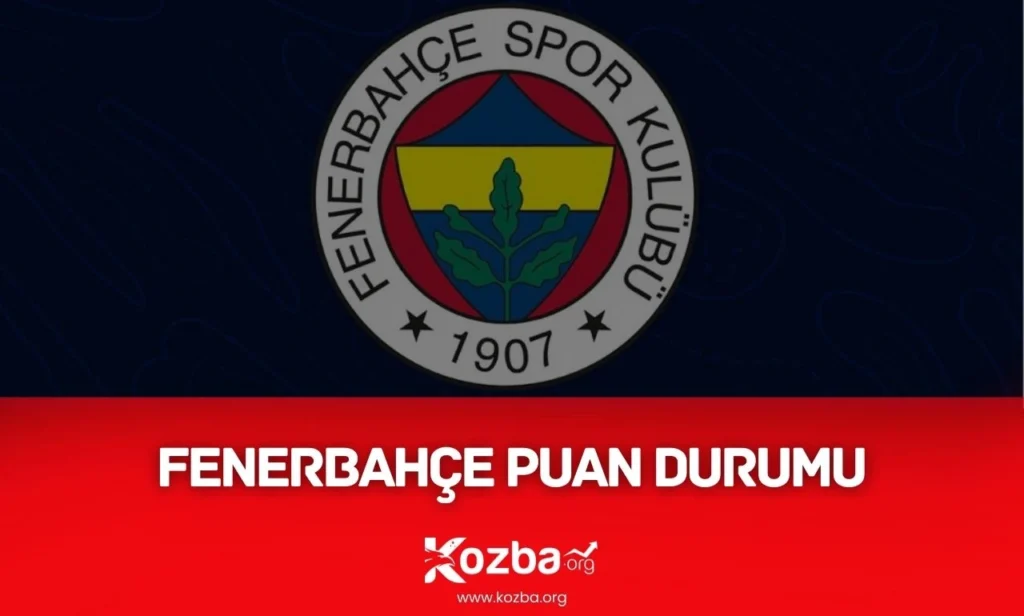 Fenerbahçe Puan Durumu – 2025 Güncel! Fenerbahçe Puan Durumu - 2025 - KOZBA